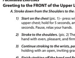 Tactile Greeting  Upper Limbs Exercise Handouts